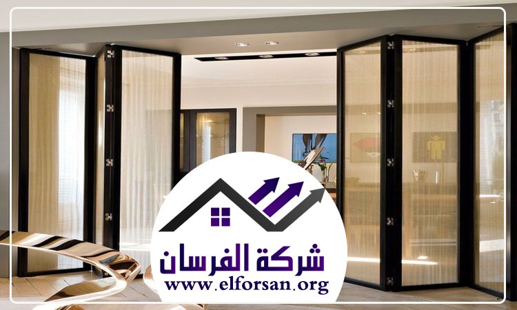 تركيب ابواب اكورديون في العين 2 تركيب ابواب اكورديون في العين