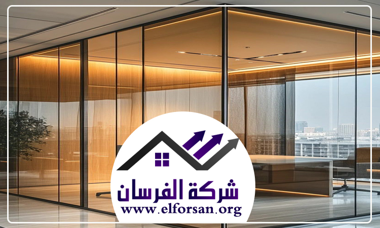 تركيب زجاج في راس الخيمة